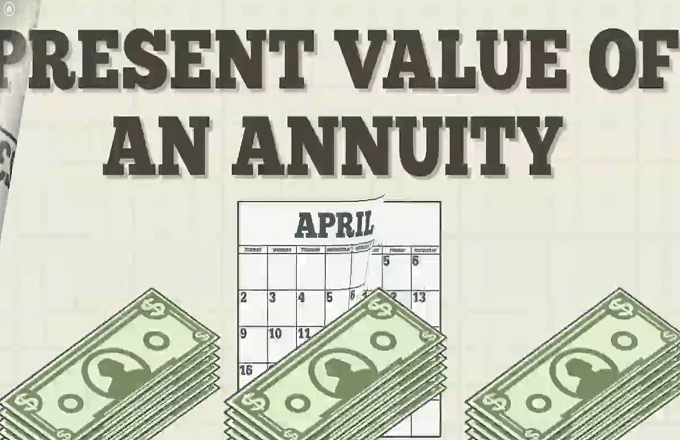present value annuity